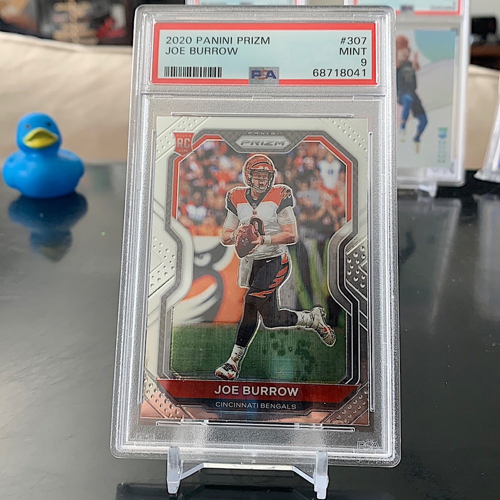 Joe Burrow Rookie Prizm PSA 9